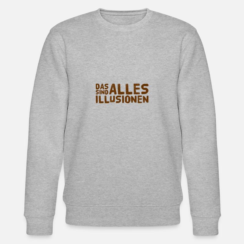 wir werden getäuscht - Stanley/Stella Unisex Bio-Sweatshirt CHANGER  - Grau meliert