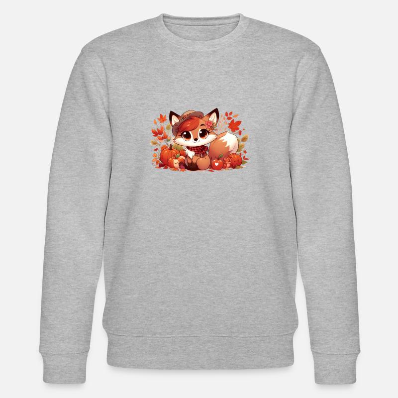 fox autumn 5 - Sweat bio CHANGER Stanley/Stella Unisexe - gris chiné