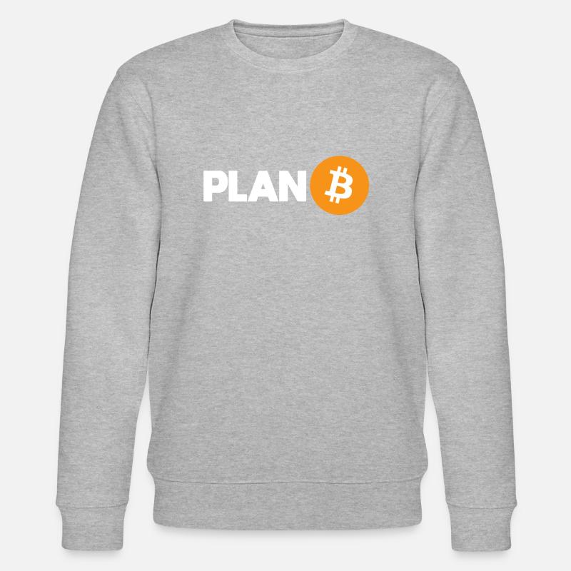 Plan Bitcoin - Sweat bio CHANGER Stanley/Stella Unisexe - gris chiné