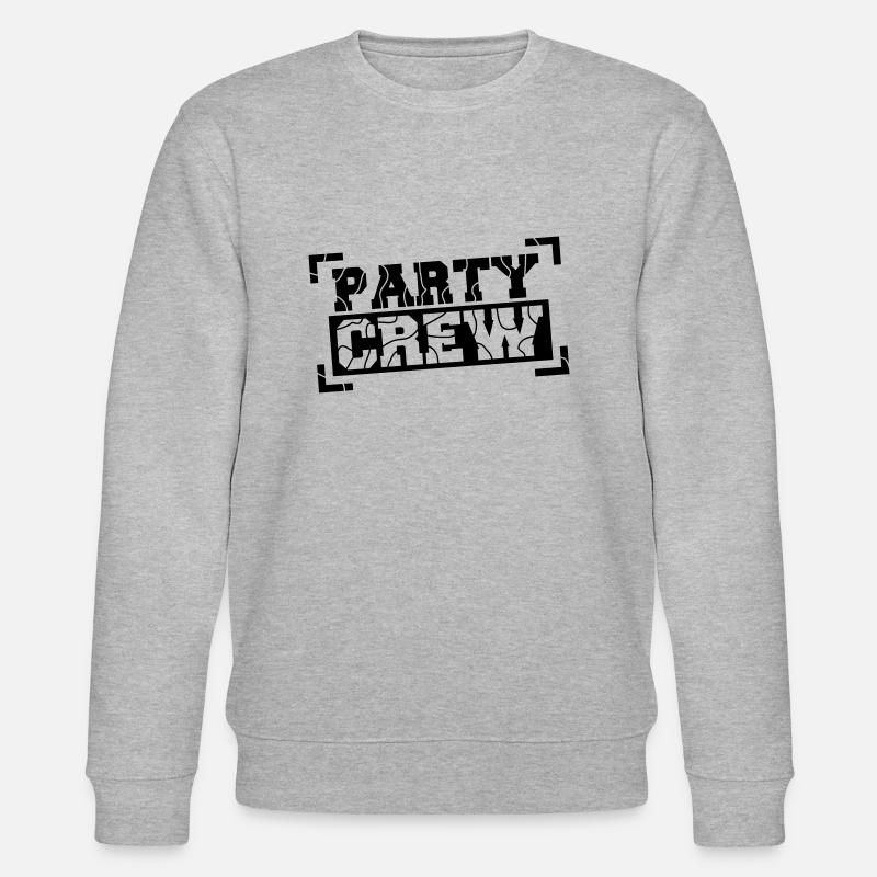 Party Crew Design - Sweat bio CHANGER Stanley/Stella Unisexe - gris chiné