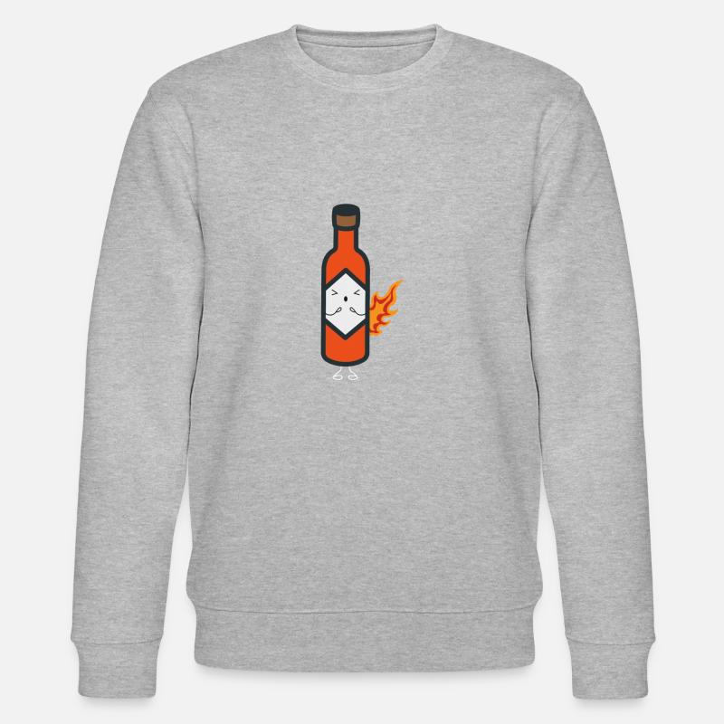 Chilli-Soße - Stanley/Stella Unisex Bio-Sweatshirt CHANGER  - Grau meliert