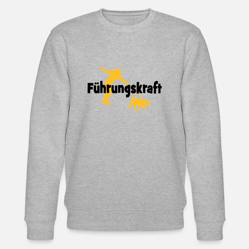 Hund - Stanley/Stella Unisex Bio-Sweatshirt CHANGER  - Grau meliert