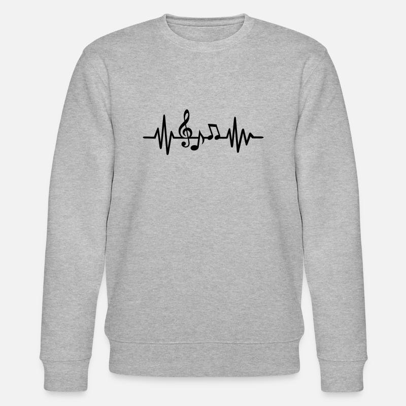 Musik - Stanley/Stella Unisex Bio-Sweatshirt CHANGER  - Grau meliert