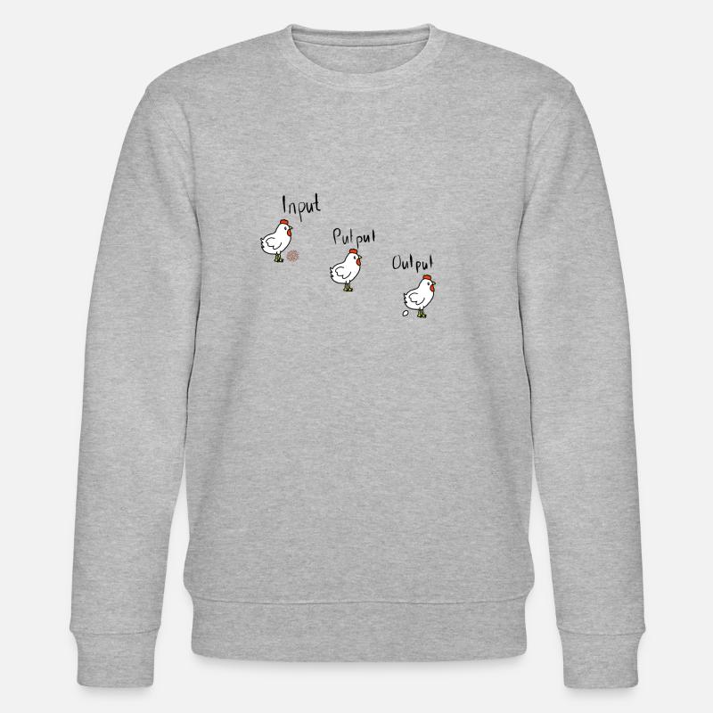 Input putput output - Stanley/Stella CHANGER Unisex Organic Sweatshirt - heather grey