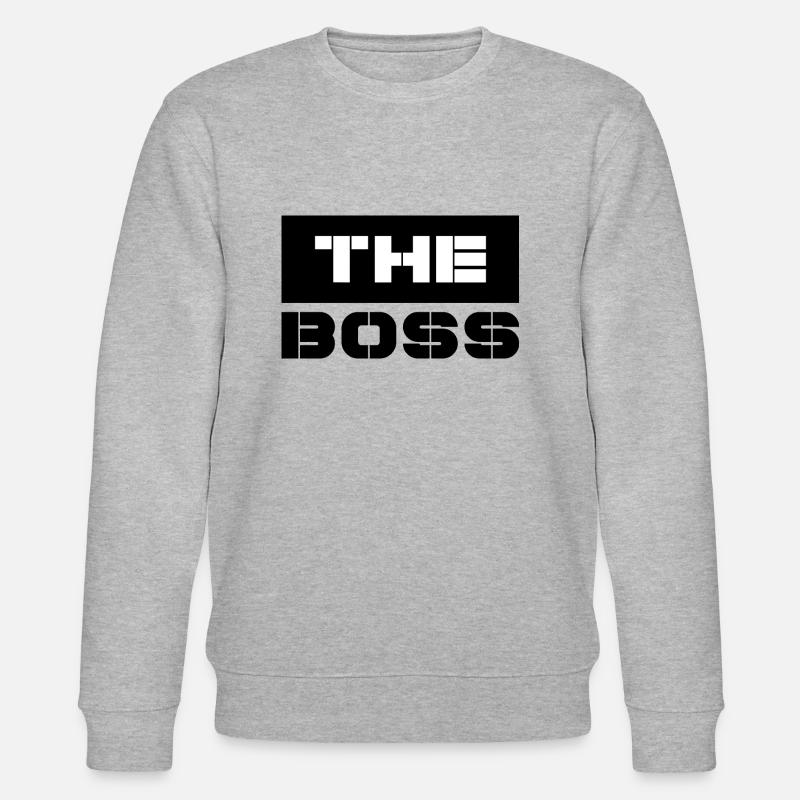 the boss - Stanley/Stella Unisex Bio-Sweatshirt CHANGER  - Grau meliert