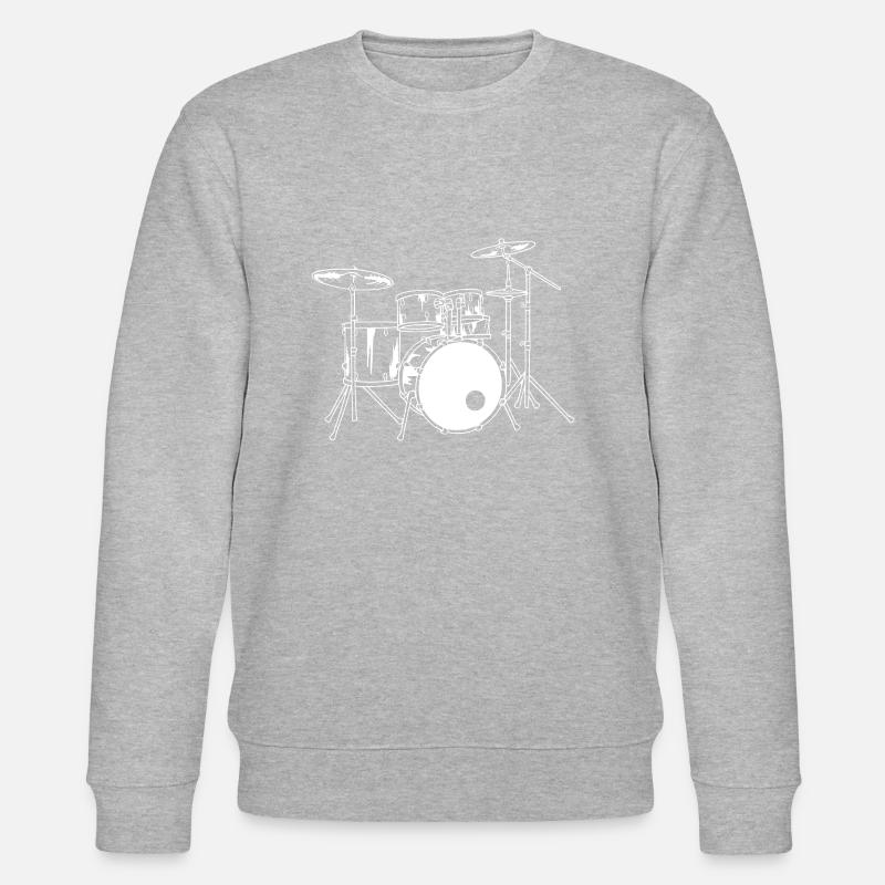 Tambours pour batteurs - Sweat bio CHANGER Stanley/Stella Unisexe - gris chiné