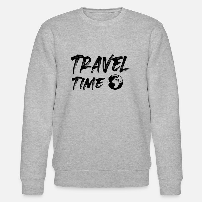 travel time - Stanley/Stella Unisex Bio-Sweatshirt CHANGER  - Grau meliert