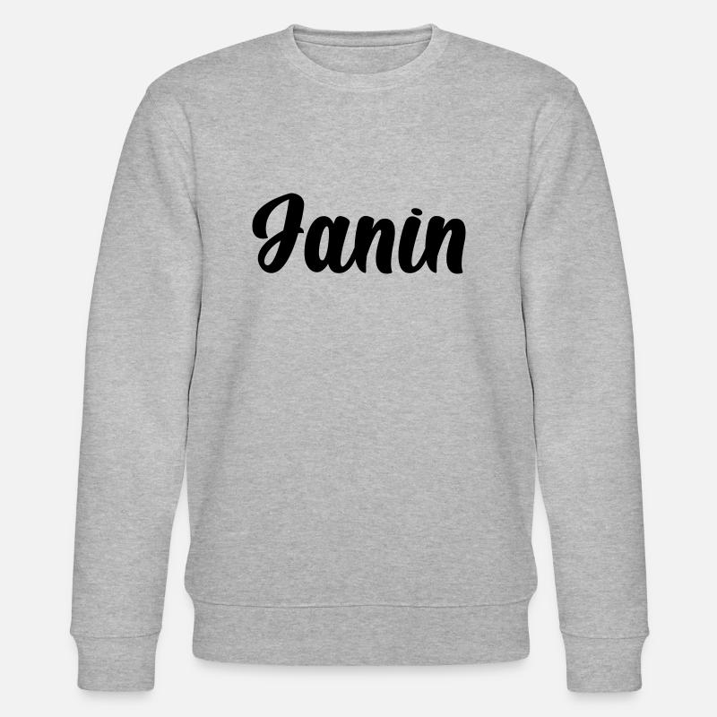 Janin - Stanley/Stella Unisex Bio-Sweatshirt CHANGER  - Grau meliert