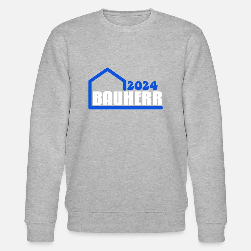 Bauherr 2024 - Stanley/Stella Unisex Bio-Sweatshirt CHANGER - Grau meliert