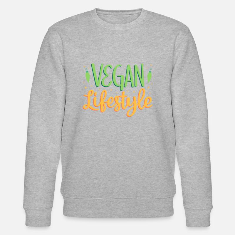 Mode de vie végétalien - Sweat bio CHANGER Stanley/Stella Unisexe - gris chiné