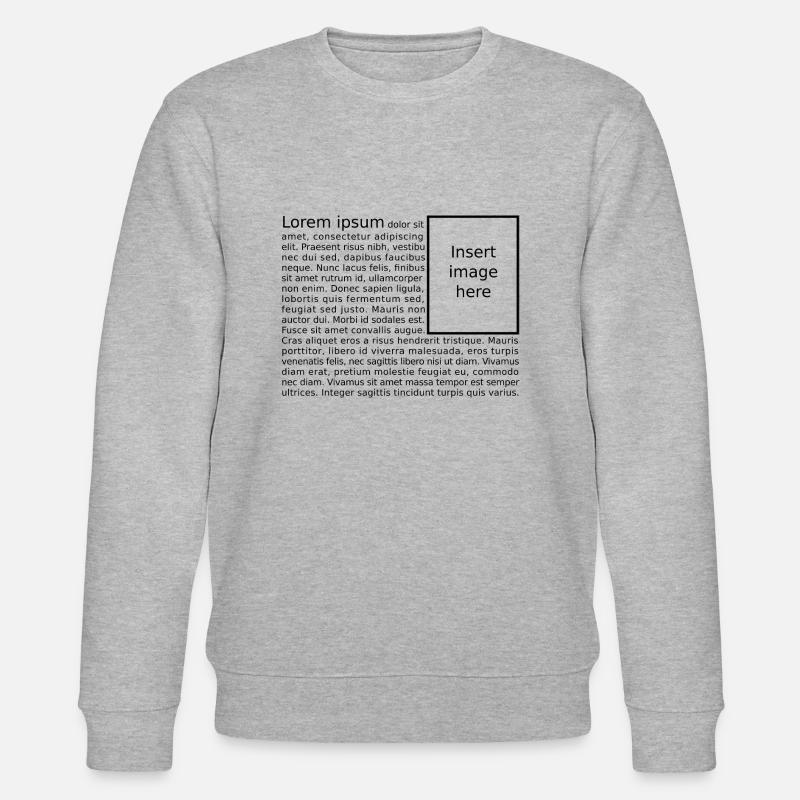 Lorem Ipsum - Stanley/Stella Unisex Bio-Sweatshirt CHANGER  - Grau meliert