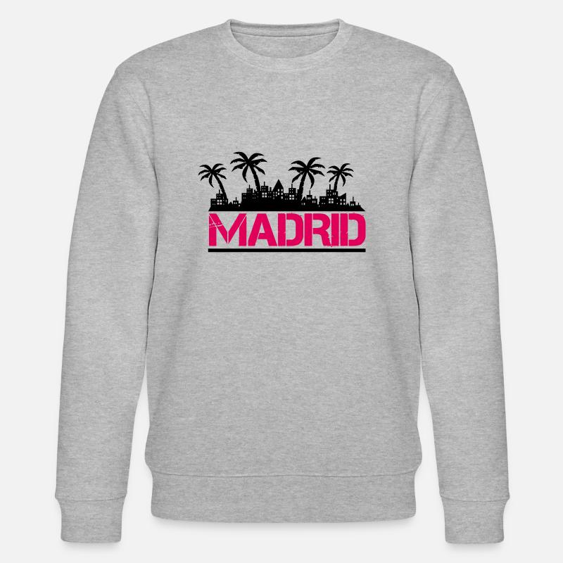 madrid - Stanley/Stella Unisex Bio-Sweatshirt CHANGER  - Grau meliert
