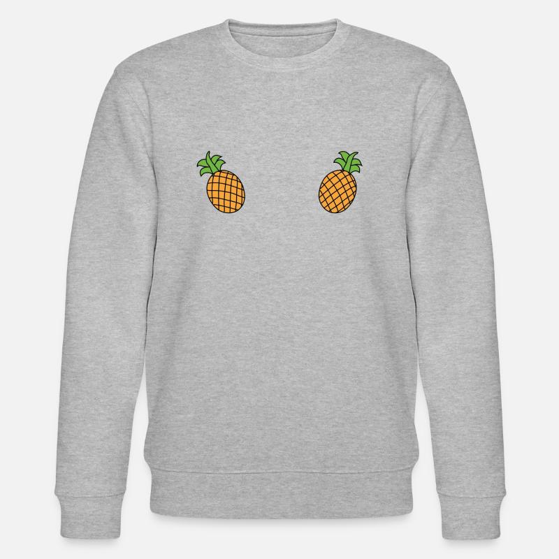 Poitrines d’ananas - Sweat bio CHANGER Stanley/Stella Unisexe - gris chiné