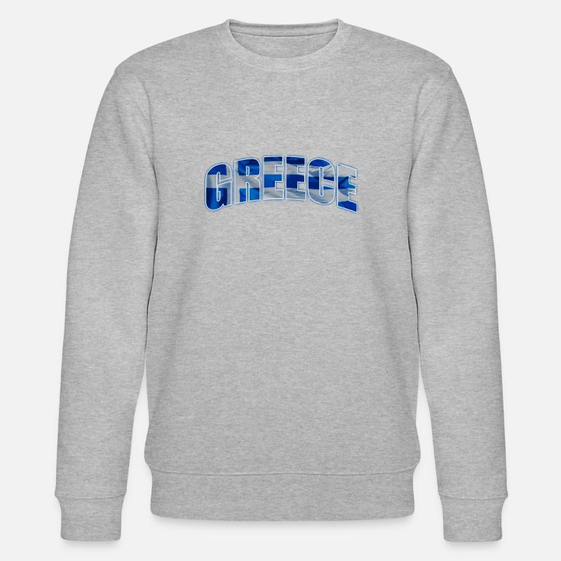 Grèce - Sweat bio CHANGER Stanley/Stella Unisexe - gris chiné