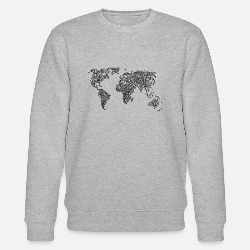 Monde des noirs - Sweat bio CHANGER Stanley/Stella Unisexe - gris chiné