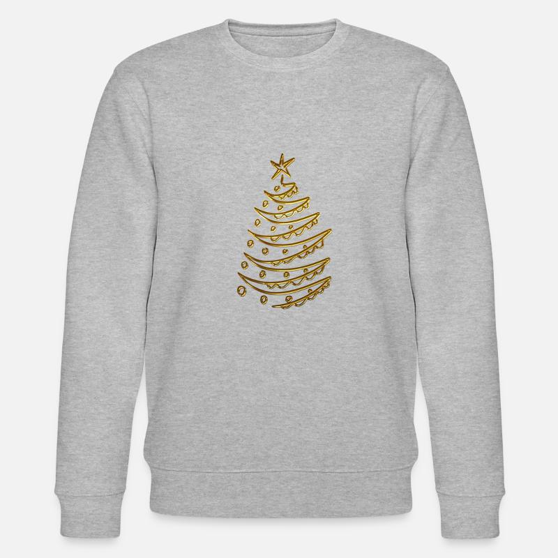 Weihnachtsbaum - Stanley/Stella Unisex Bio-Sweatshirt CHANGER  - Grau meliert