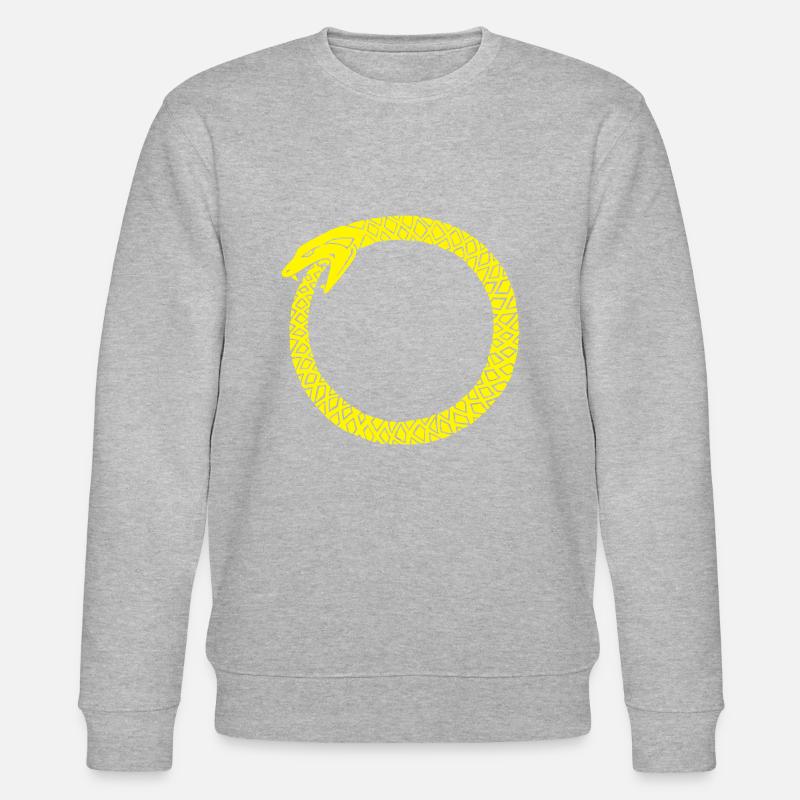 Ouroboros - Stanley/Stella Unisex Bio-Sweatshirt CHANGER  - Grau meliert