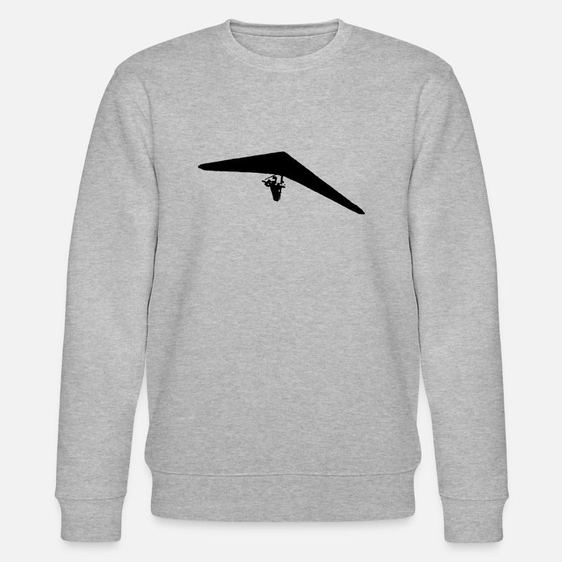 Drachenflieger - Stanley/Stella Unisex Bio-Sweatshirt CHANGER  - Grau meliert