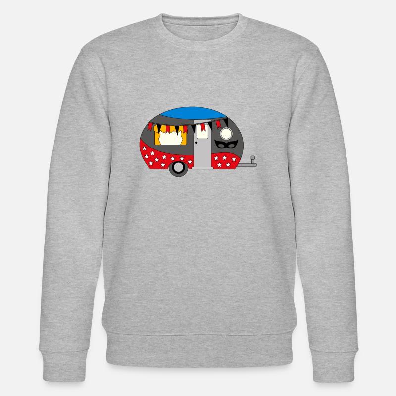 Camping - Stanley/Stella Unisex Bio-Sweatshirt CHANGER  - Grau meliert