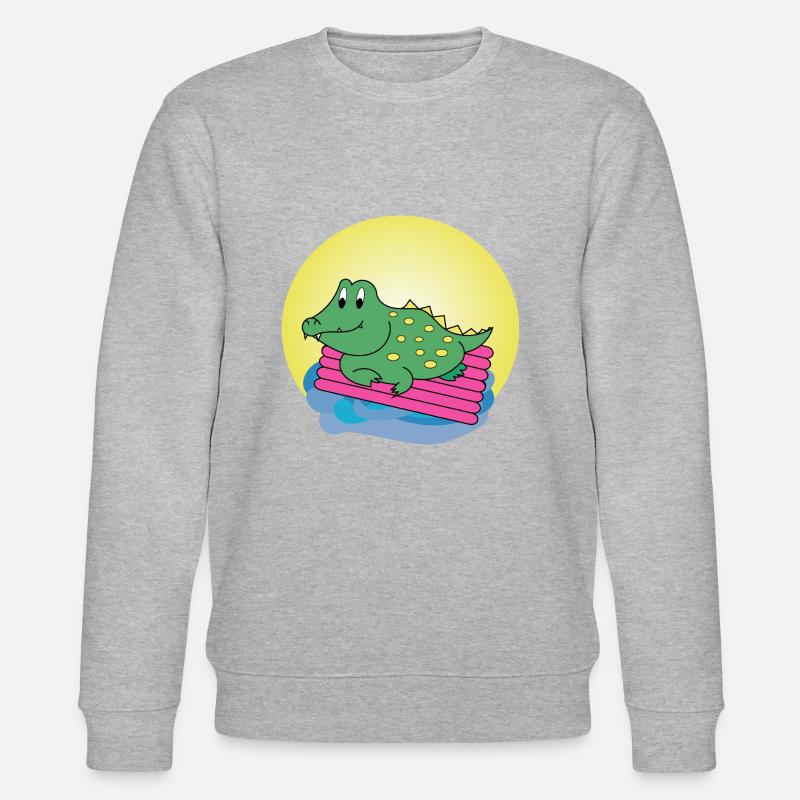 Kai Crocodile - Cadeau - Idée cadeau - Sweat bio CHANGER Stanley/Stella Unisexe - gris chiné