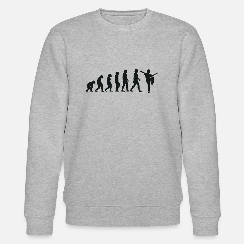 Evolution of Kung Fu - Stanley/Stella Unisex Bio-Sweatshirt CHANGER  - Grau meliert