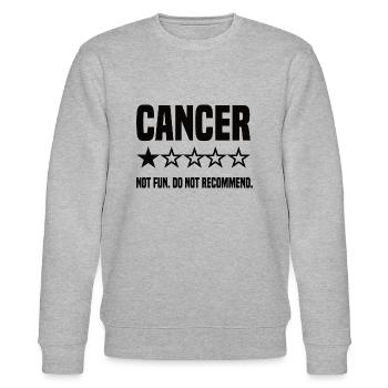 Évaluation du cancer - Sweat bio CHANGER Stanley/Stella Unisexe - gris chiné - Devant - Nik (191cm) & Marisol (170cm)
