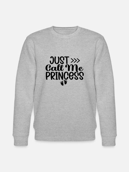 Appelez-moi simplement princesse - Sweat bio CHANGER Stanley/Stella Unisexe - gris chiné