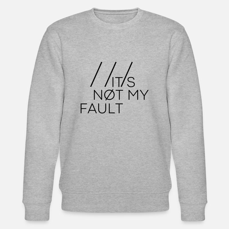 C’est pas ma faute - Sweat bio CHANGER Stanley/Stella Unisexe - gris chiné