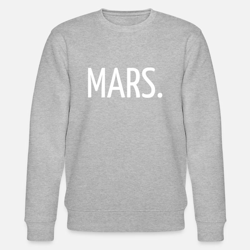 Mars - Sweat bio CHANGER Stanley/Stella Unisexe - gris chiné