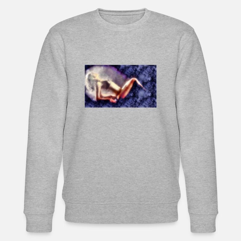 Mädchen Regen - Stanley/Stella Unisex Bio-Sweatshirt CHANGER  - Grau meliert