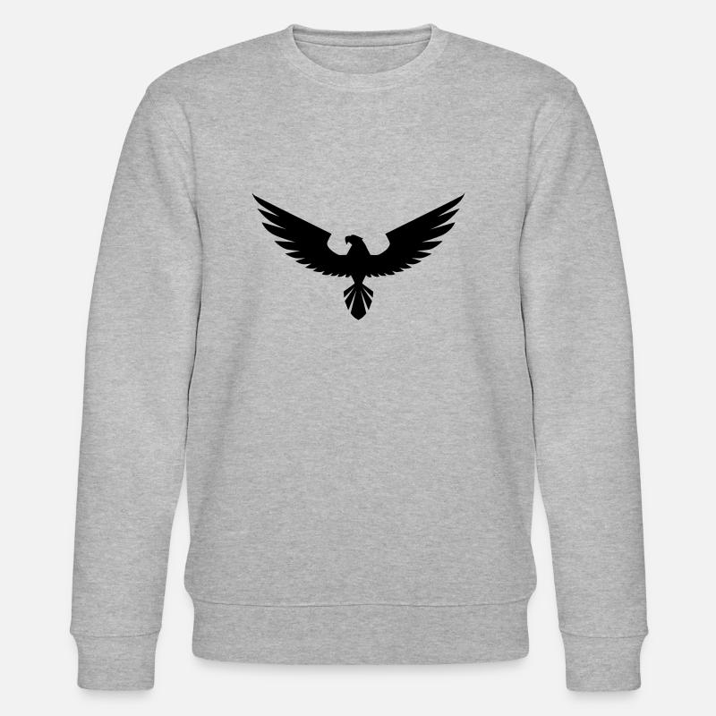 hawk - Stanley/Stella Unisex Bio-Sweatshirt CHANGER  - Grau meliert