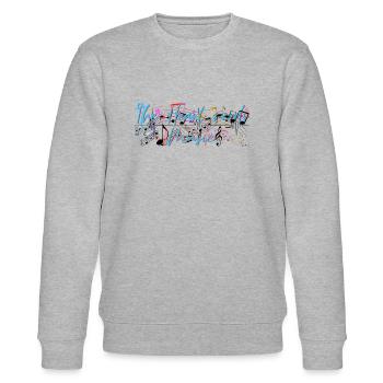 The Heart needs Music - Stanley/Stella Unisex Bio-Sweatshirt CHANGER  - Grau meliert - Vorne - Nik (191cm) & Marisol (170cm)