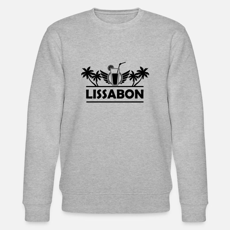 lissabon - Stanley/Stella Unisex Bio-Sweatshirt CHANGER  - Grau meliert