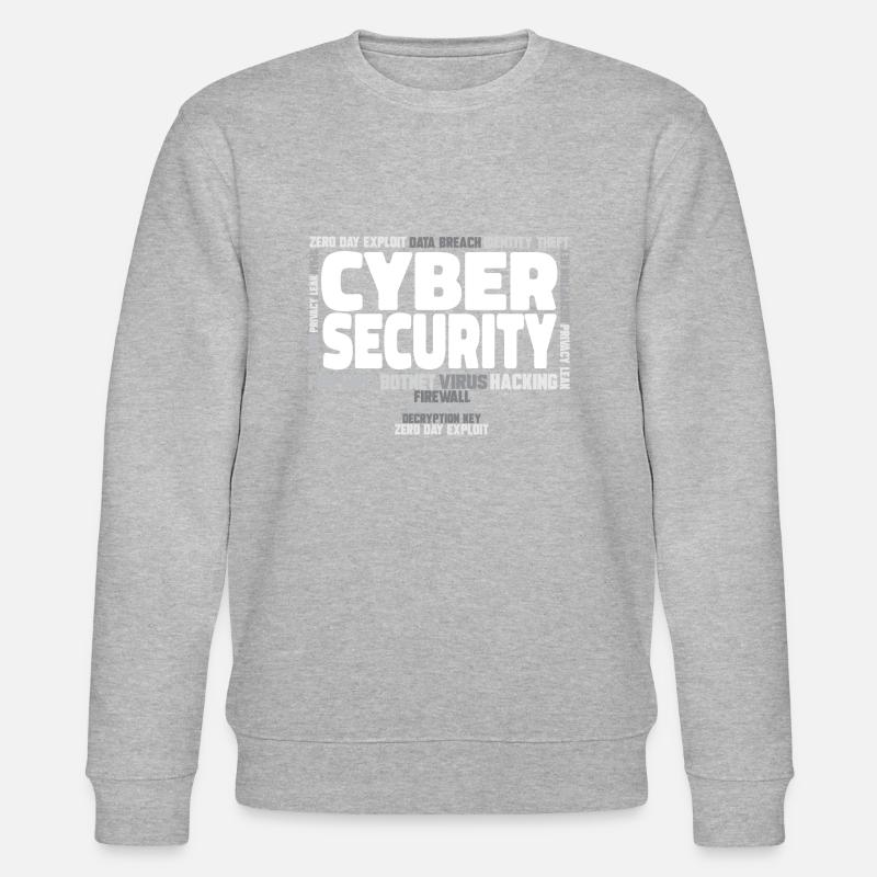 Cybersecurity Hacker IT-Sicherheit - Stanley/Stella Unisex Bio-Sweatshirt CHANGER  - Grau meliert