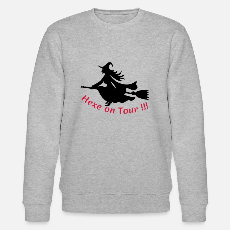 Hexe-on-Tour - Stanley/Stella Unisex Bio-Sweatshirt CHANGER  - Grau meliert