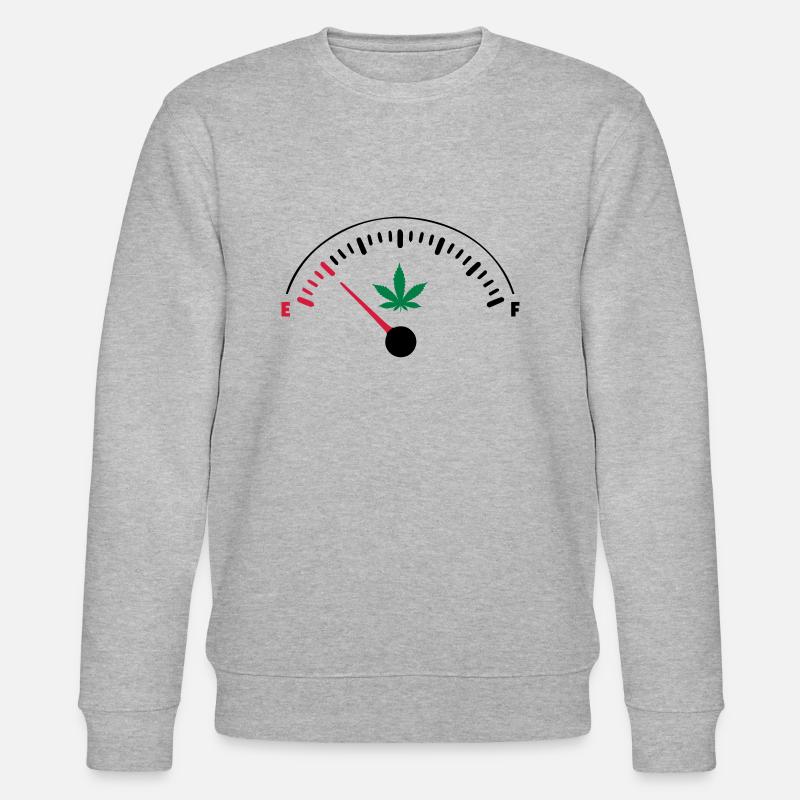 EMPTY Ganja - Stanley/Stella Unisex Bio-Sweatshirt CHANGER  - Grau meliert