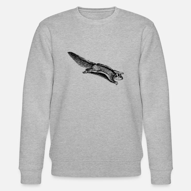 Gleithörnchen - Stanley/Stella Unisex Bio-Sweatshirt CHANGER  - Grau meliert