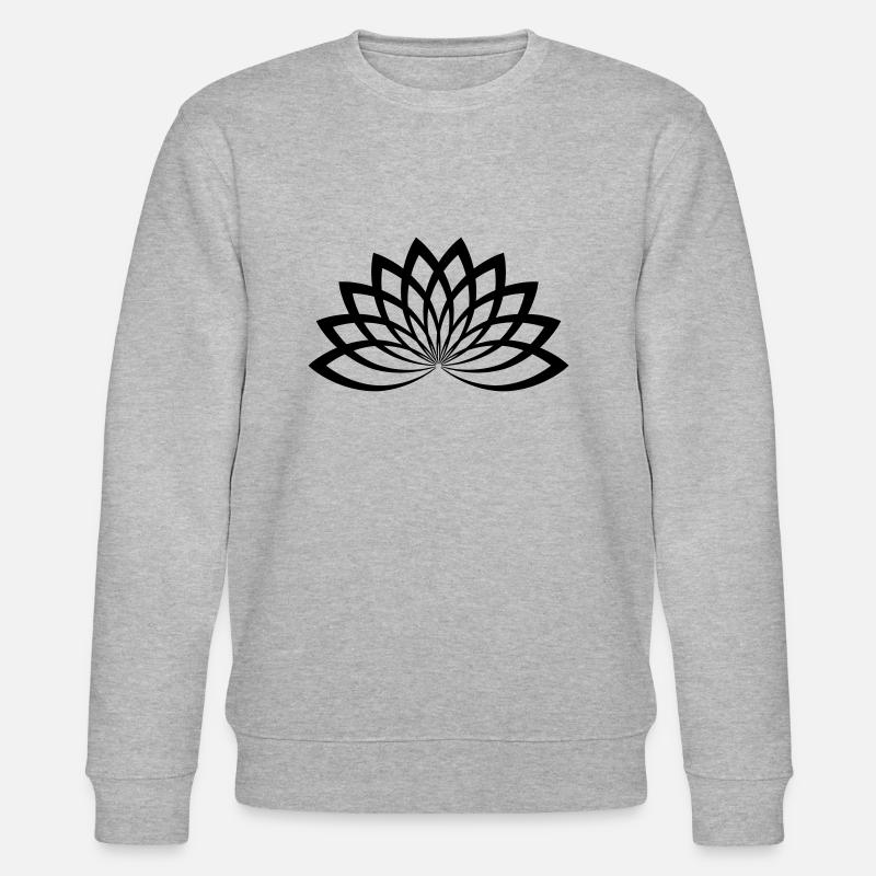 Lotus - Stanley/Stella Unisex Bio-Sweatshirt CHANGER  - Grau meliert