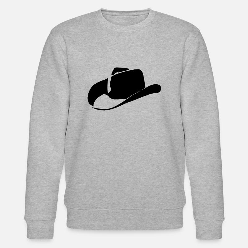 Chapeau de cowboy - Sweat bio CHANGER Stanley/Stella Unisexe - gris chiné