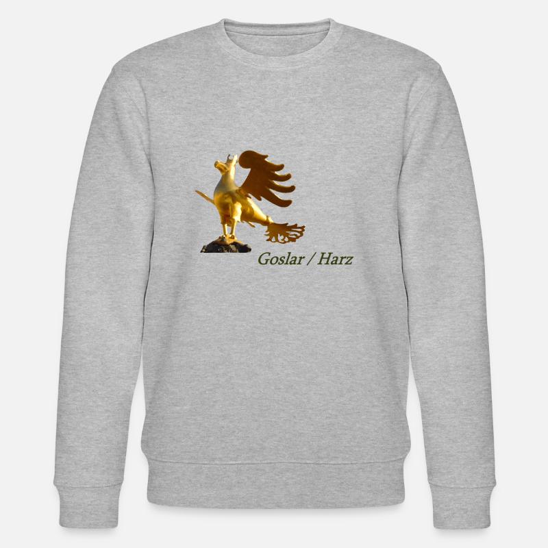 goslar harz 3 - Stanley/Stella Unisex Bio-Sweatshirt CHANGER  - Grau meliert
