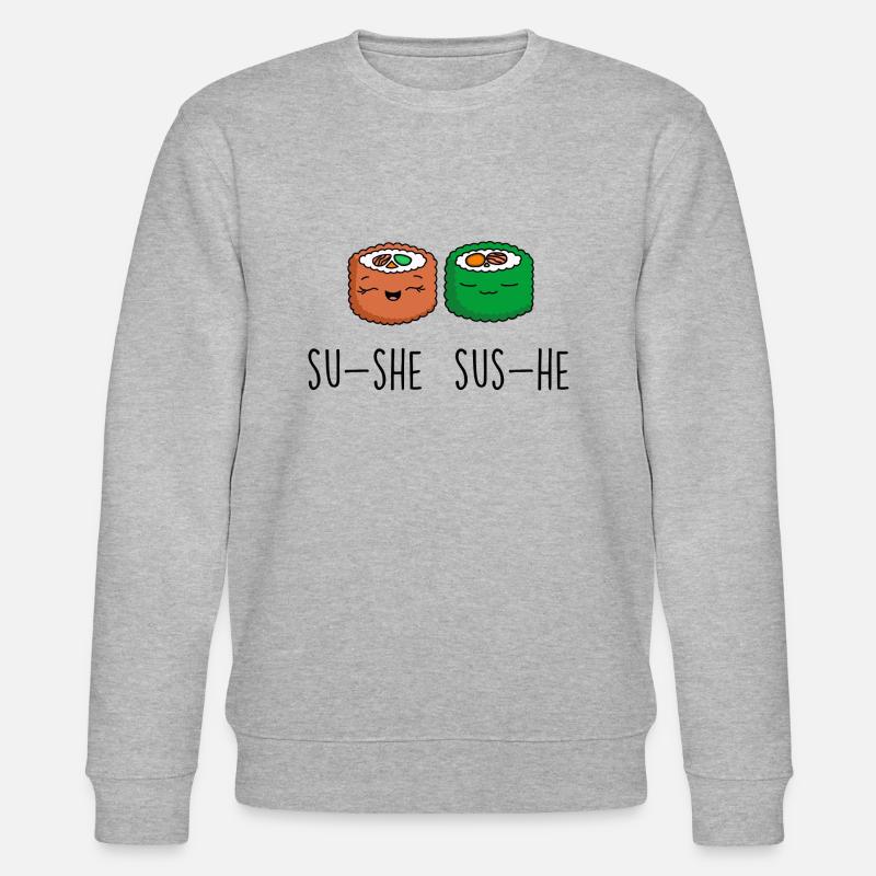 su-she sus-he - Stanley/Stella CHANGER Unisex Organic Sweatshirt - heather grey