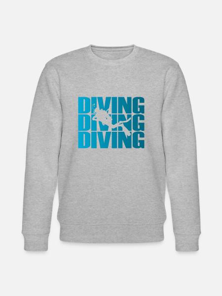 diving - Stanley/Stella CHANGER Unisex Organic Sweatshirt - heather grey