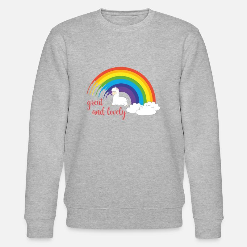 great and lovely - Stanley/Stella Unisex Bio-Sweatshirt CHANGER  - Grau meliert