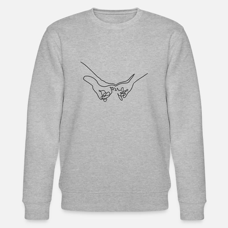 Hand halten - Stanley/Stella Unisex Bio-Sweatshirt CHANGER  - Grau meliert
