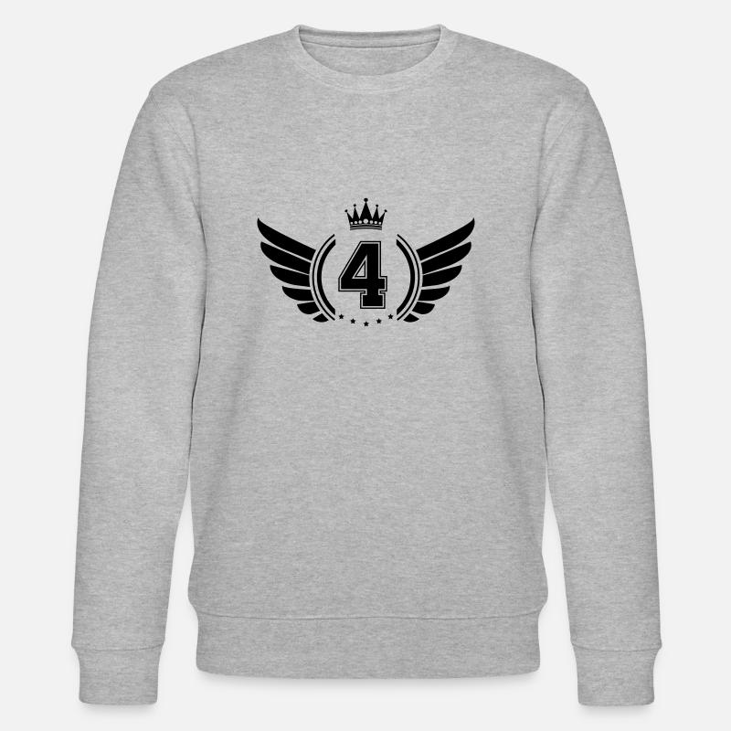Armoiries 4 - Sweat bio CHANGER Stanley/Stella Unisexe - gris chiné