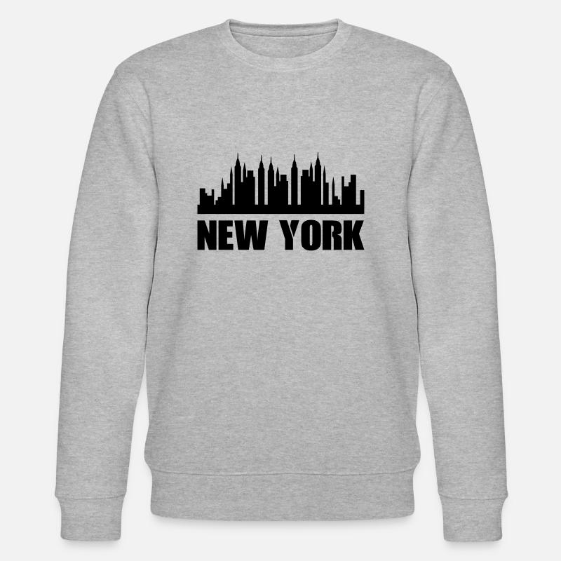 New York - Stanley/Stella Unisex Bio-Sweatshirt CHANGER  - Grau meliert