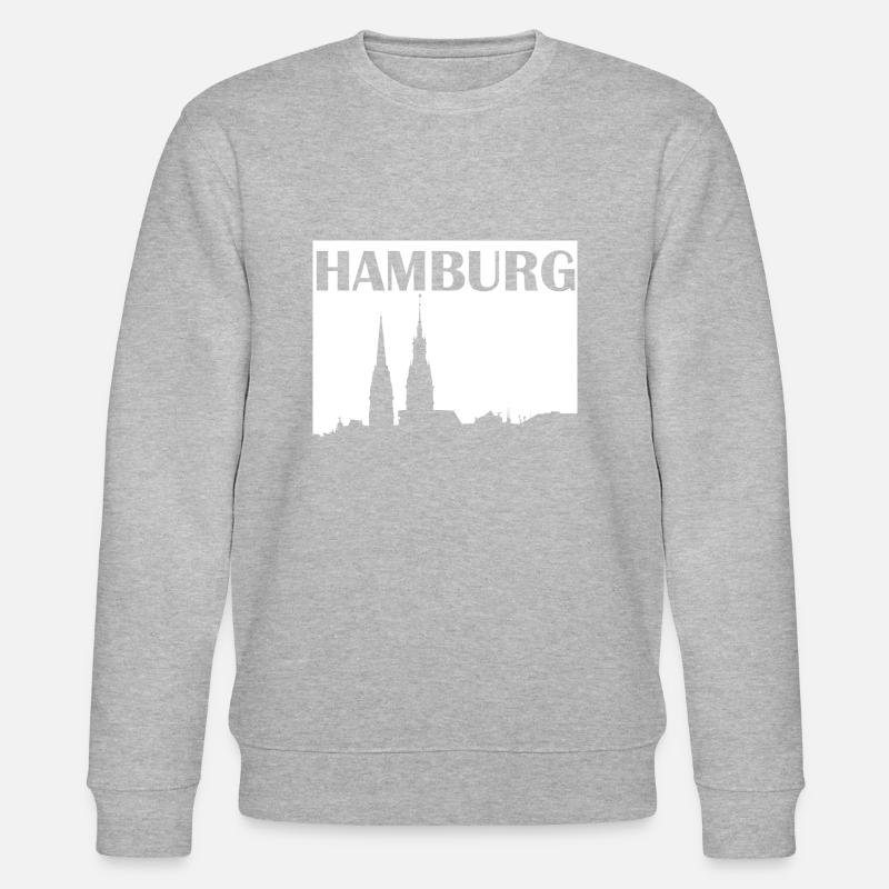 Hamburg - Stanley/Stella Unisex Bio-Sweatshirt CHANGER  - Grau meliert