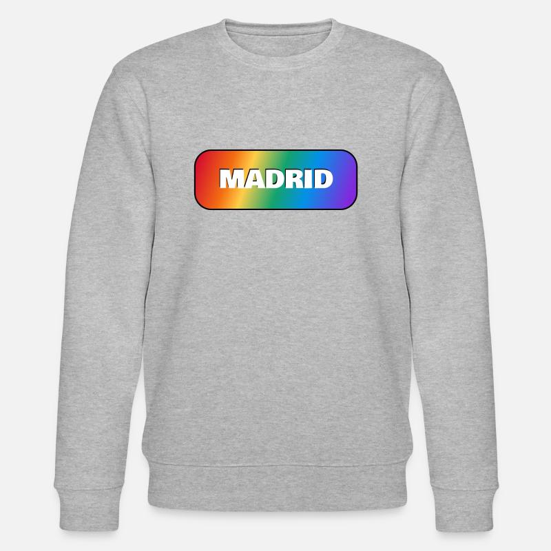 MADRID GAY PRIDE - Stanley/Stella Unisex Bio-Sweatshirt CHANGER  - Grau meliert