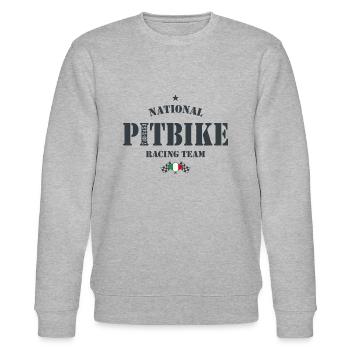 Pitbike NRT AG Italie - Sweat bio CHANGER Stanley/Stella Unisexe - gris chiné - Devant - Nik (191cm) & Marisol (170cm)