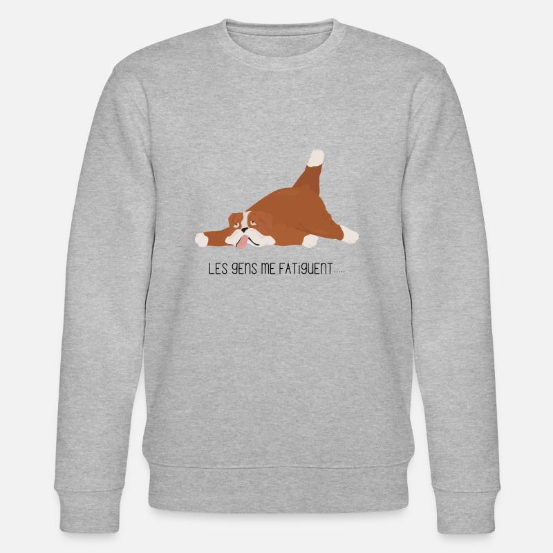 Les gens me fatiguent - Sweat bio CHANGER Stanley/Stella Unisexe - gris chiné